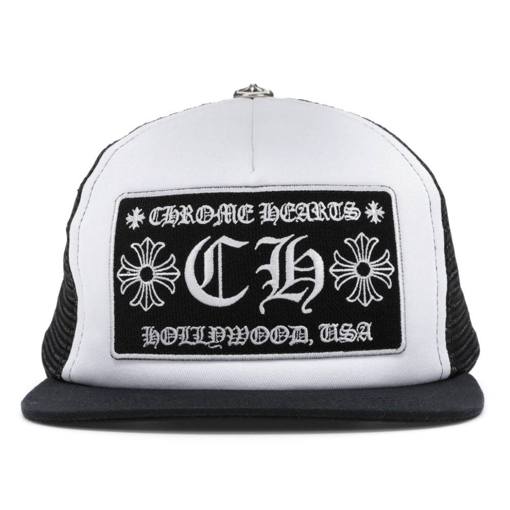 Chrome Hearts Trucker Hat Black/White