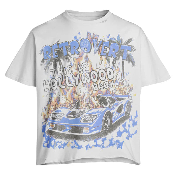Retrovert HOLLYWOOD T-SHIRT BLUE