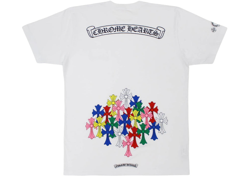 Chrome Hearts Multi Color Cross T-shirt blanc