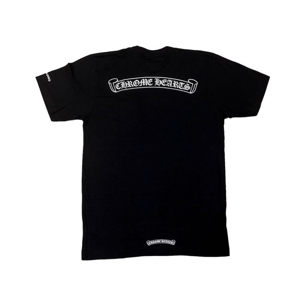Chrome Hearts Scroll Logo T-shirt Black