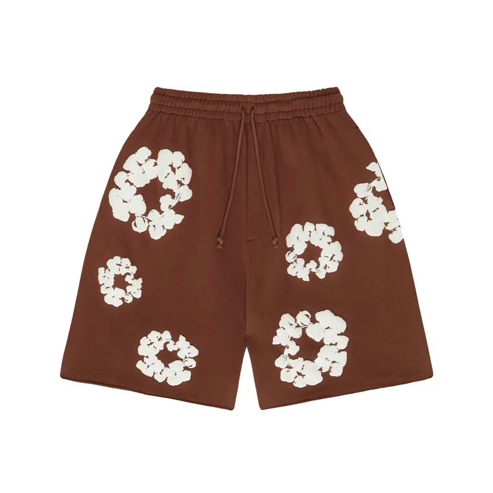 Denim Tears The Cotton Wreath Short Brown