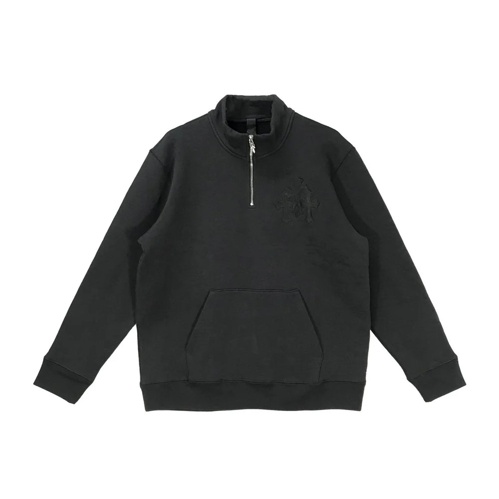 Chrome Hearts Cemetery Cross quarter-zip Sweatshirt