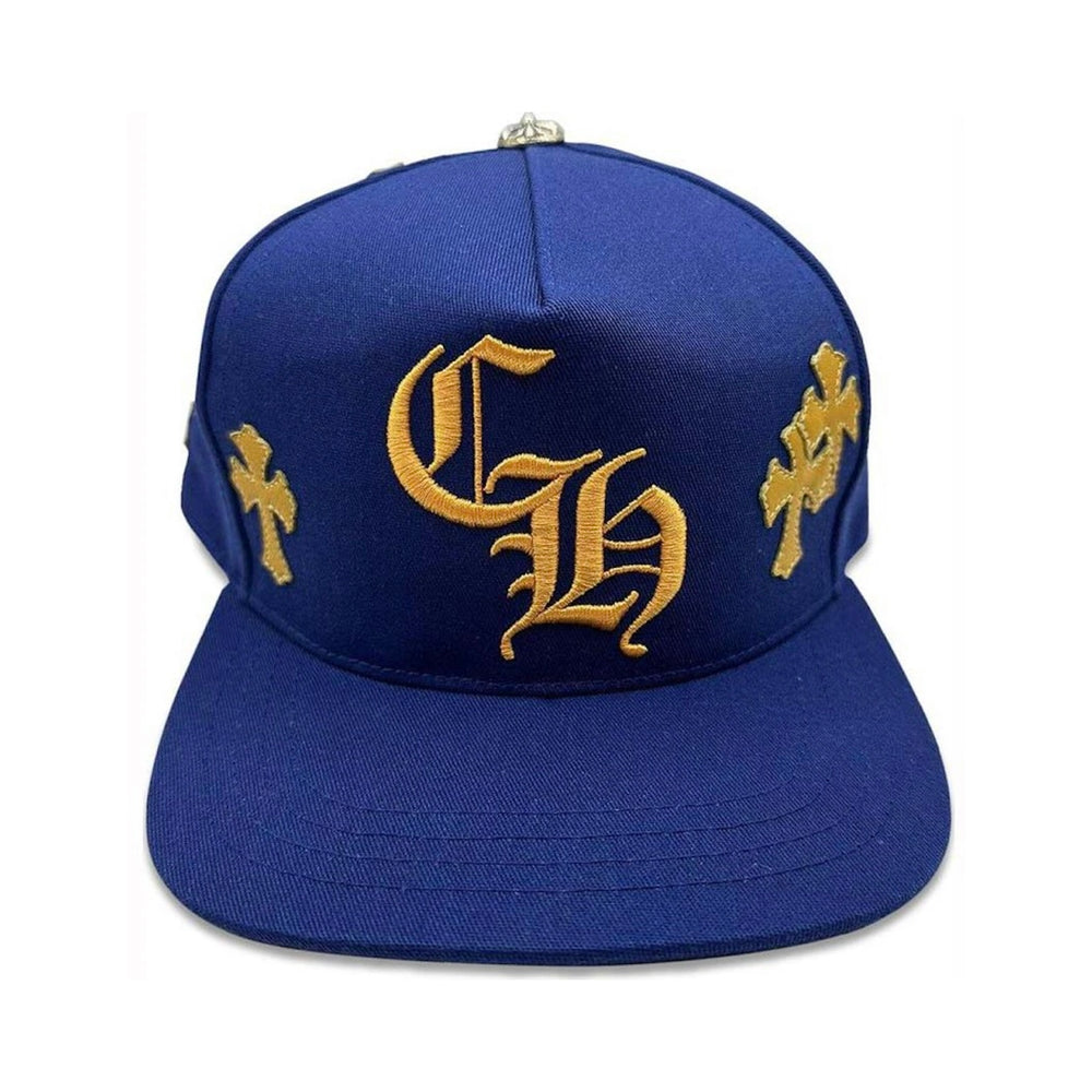 Chrome Hearts Cross Patch Cap Blue/Yellow
