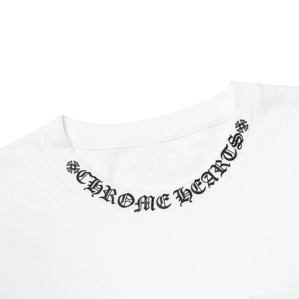 Chrome Hearts Neck Logo Long Sleeve White