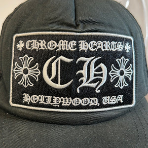 Chrome Hearts CH Hollywood Trucker Hat Black (Used)