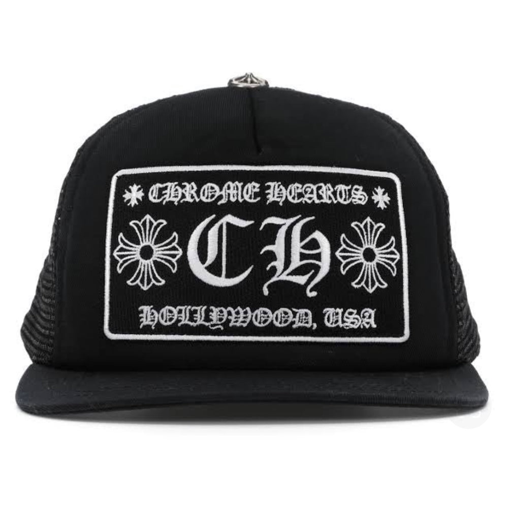 Chrome Hearts CH Hollywood Trucker Hat Black/Camo
