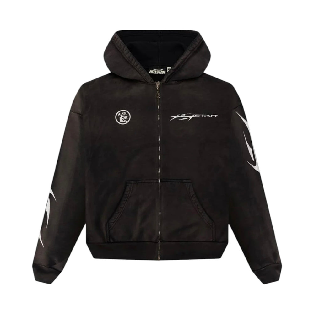 Hellstar Logo Zip-Up Black