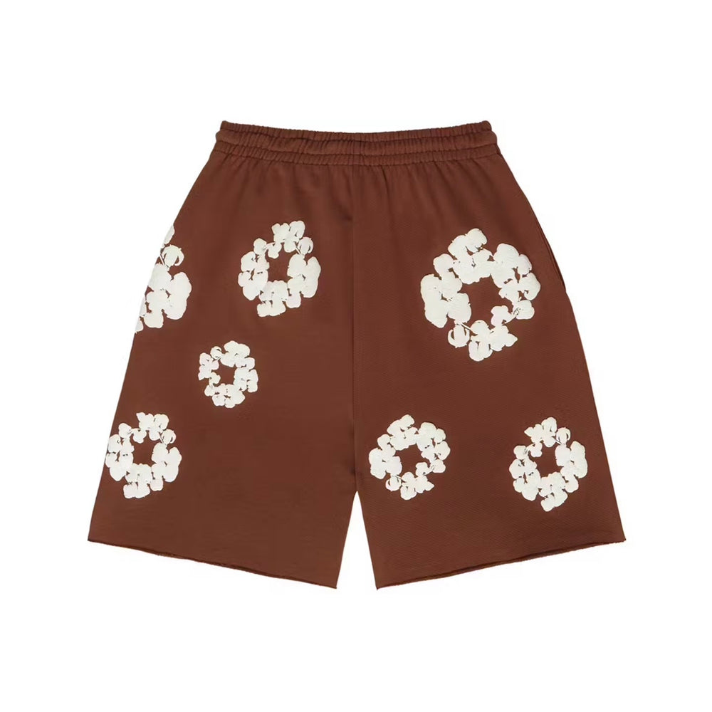 Denim Tears The Cotton Wreath Short Brown