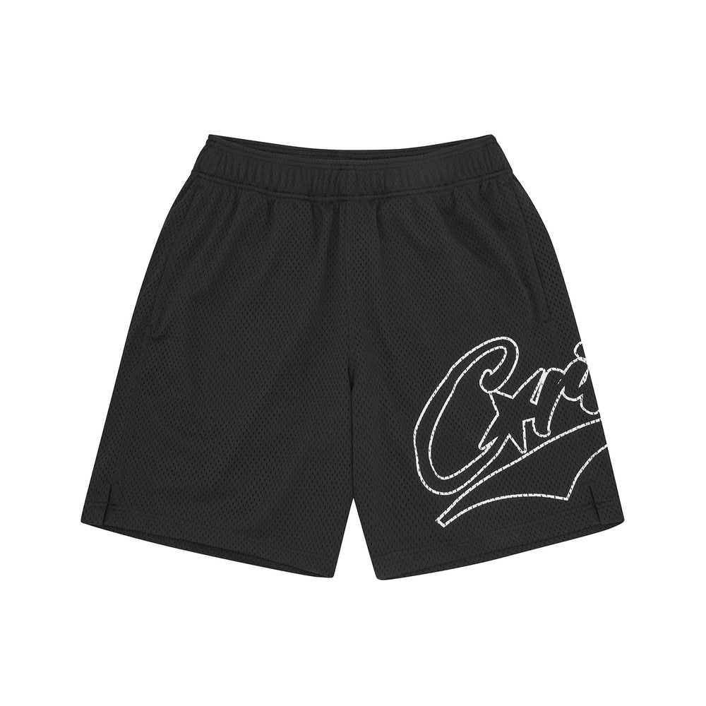 Corteiz Woosh Mesh Shorts Black