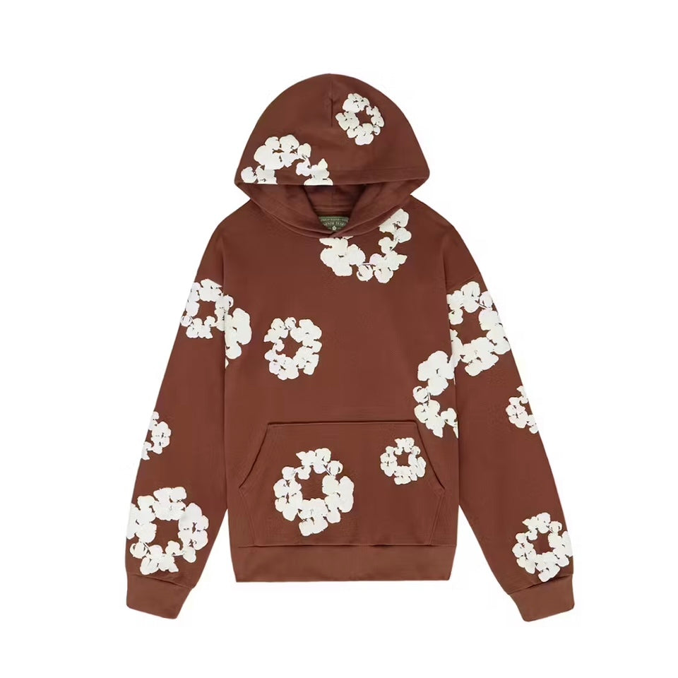 Denim Tears The Cotton Wreath Hoodie Brown