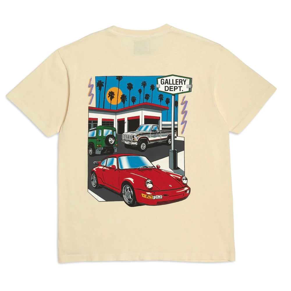 Gallery Dept. Drive Thru Boxy Fit Tee Cream (Used)