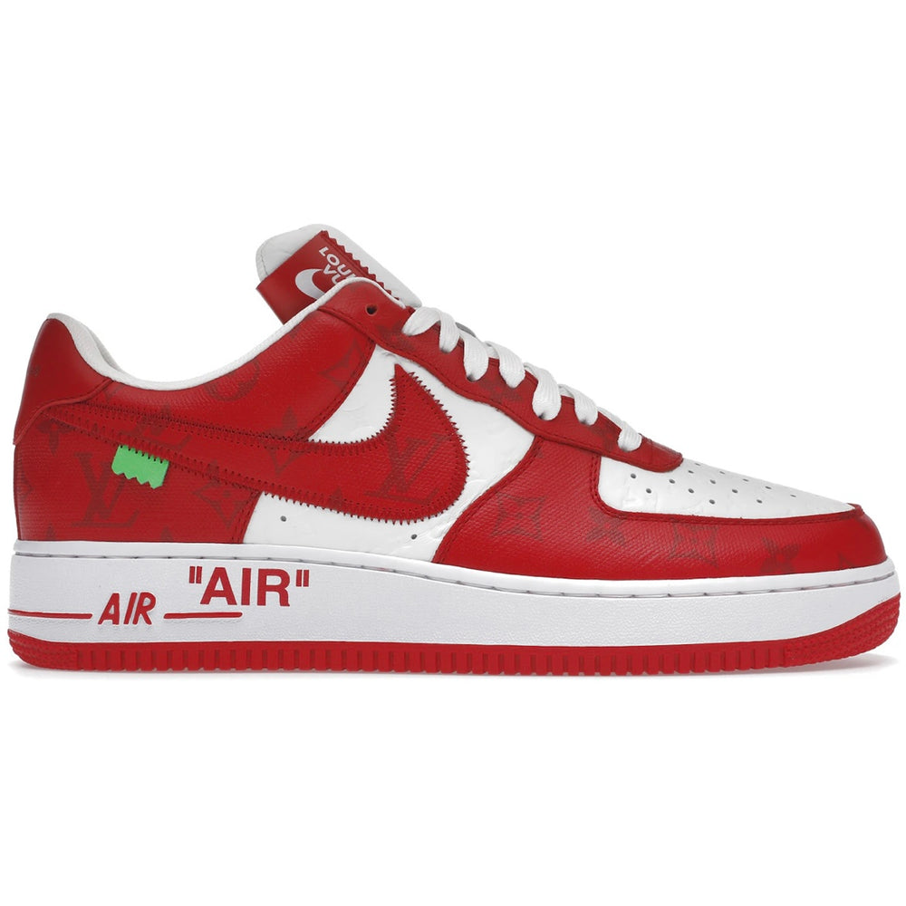 Louis Vuitton Nike Air Force 1 Low By Virgil Abloh Red