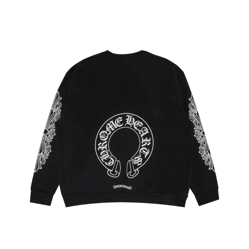 Chrome Hearts Horseshoe Crewneck Black