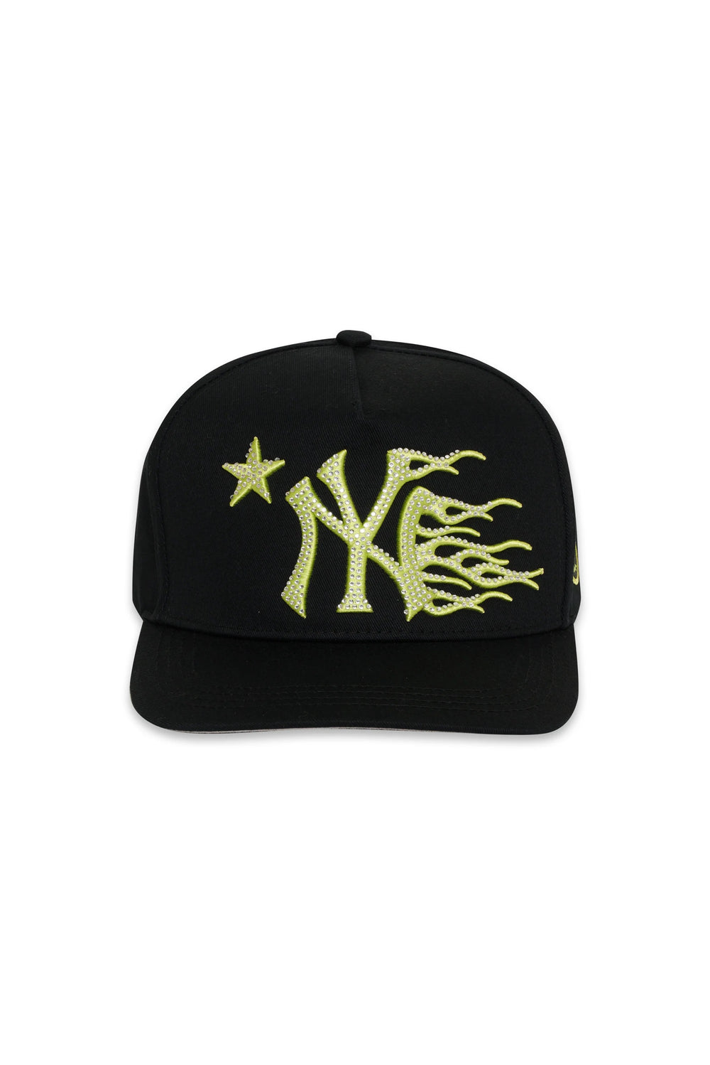 Hellstar NY Rhinestone Snapback Hat Neon/Black