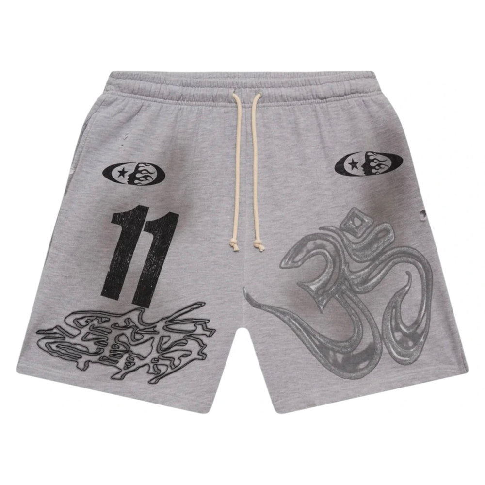 Hellstar Yoga Shorts Grey
