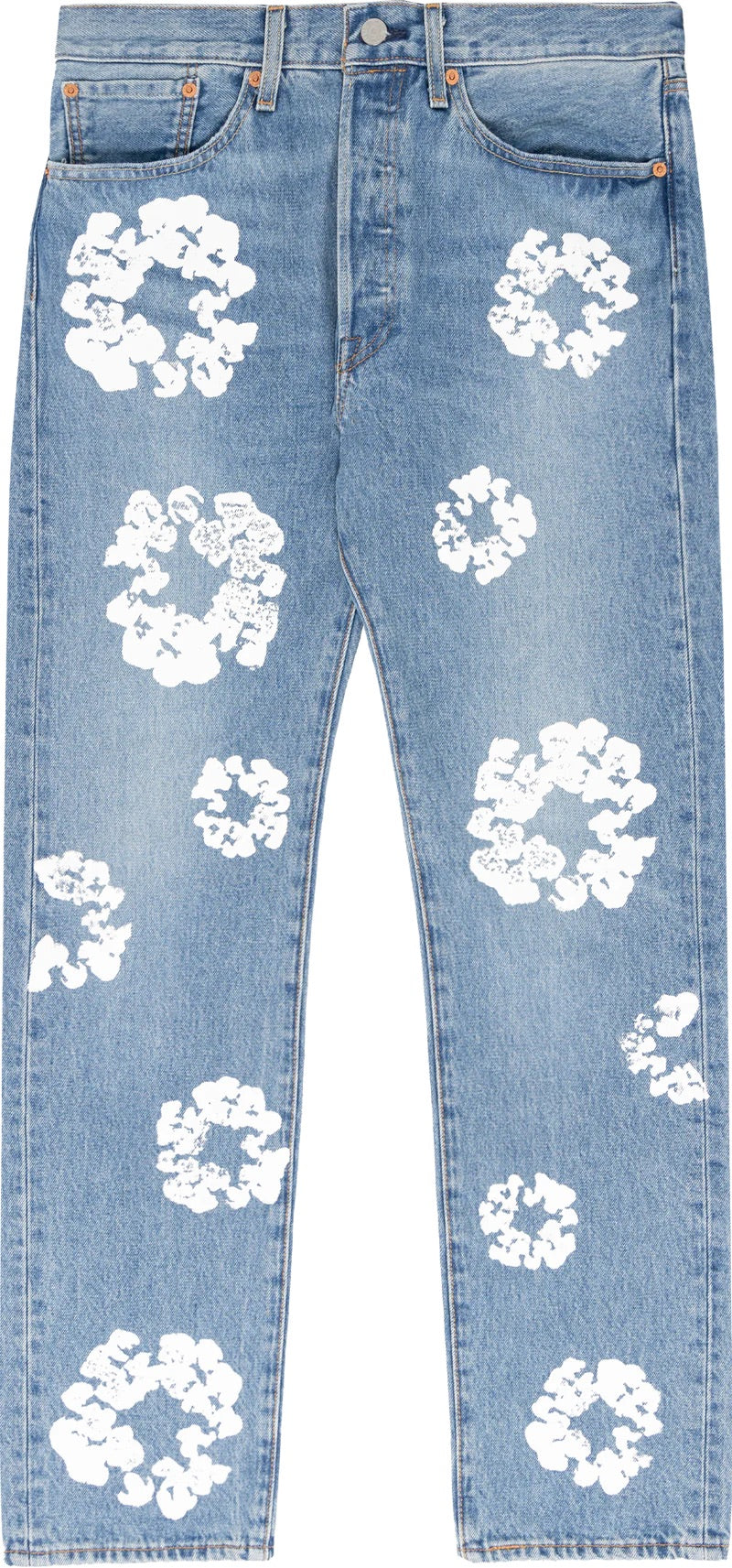 Denim Tears x Levi's Cotton Wreath Jean lavaggio chiaro