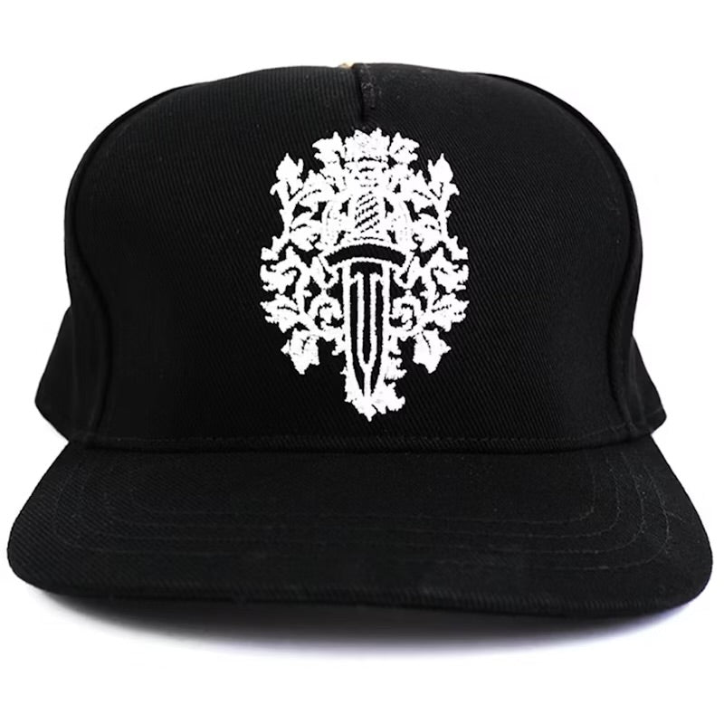 Chrome Hearts Dagger Denim Baseball Hat Black/White