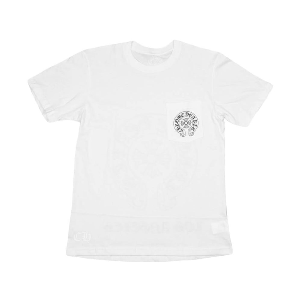 Chrome Hearts Horse Shoe Logo Pocket T-Shirt White
