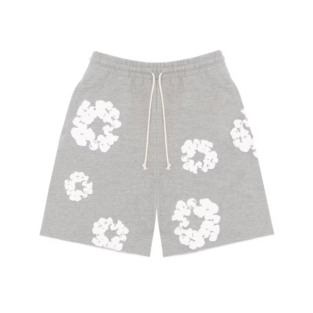 Denim Tears The Cotton Wreath Shorts gris