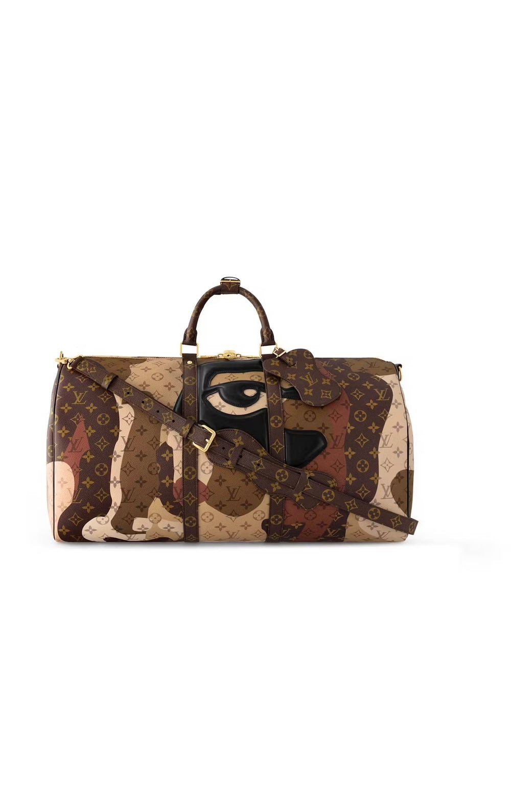 Louis Vuitton Keepall 55 Bandouliere 55 Brown (Kid Super Collection FW23)