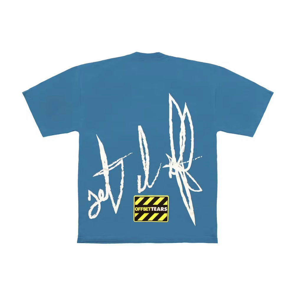 Denim Tears x Offset Set It Off #2 T-shirt Blue