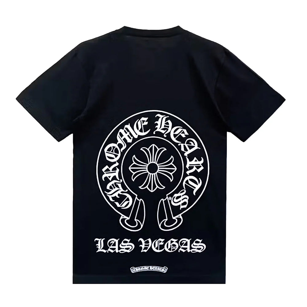 Chrome Hearts Las Vegas Horseshoe S/S Pocket T-Shirt Black