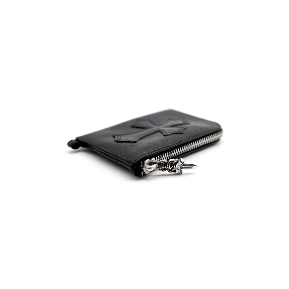 Chrome Hearts Cross Patch Zip Wallet