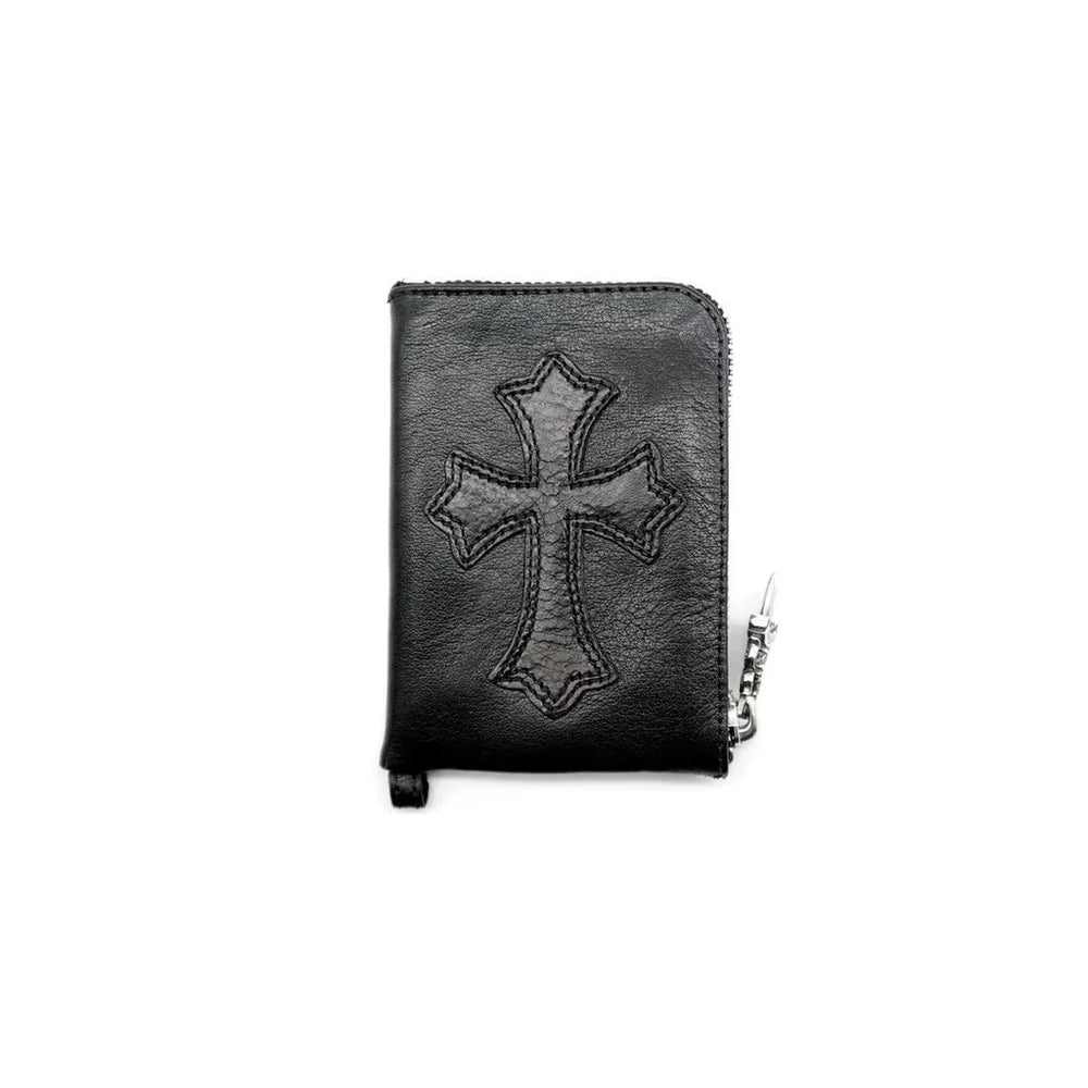 Chrome Hearts Cross Patch Zip Wallet