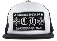 Load image into Gallery viewer, Chrome Hearts Trucker Hat Black/White

