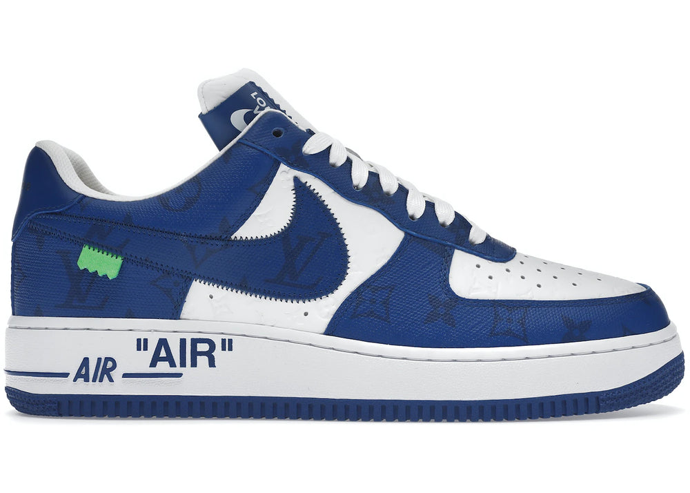 Louis Vuitton Nike Air Force 1 Low By Virgil Abloh Blanc Royal