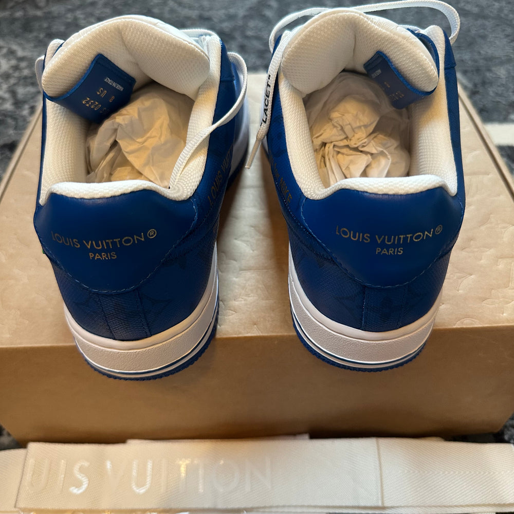 Louis Vuitton Nike Air Force 1 Low By Virgil Abloh White Royal