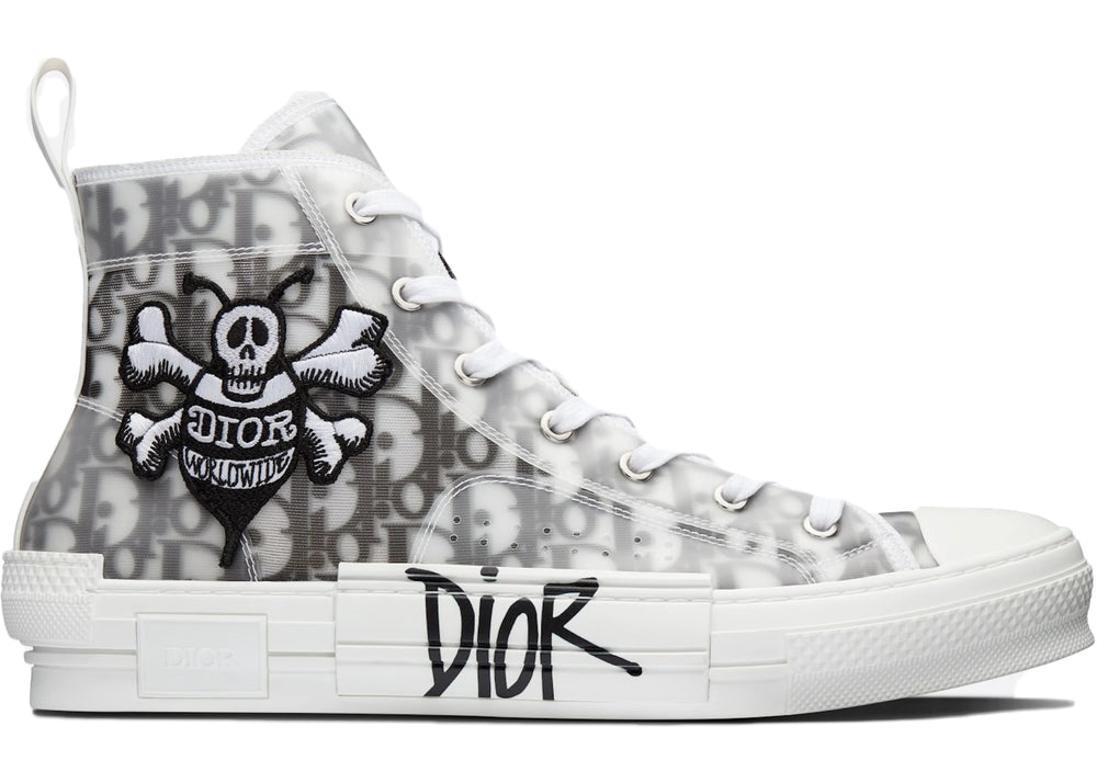 Dior And Shawn B23 High Top Bee Embroidery