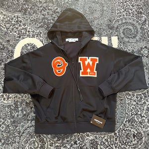 Off-White Logo Patches Zip Hoodie