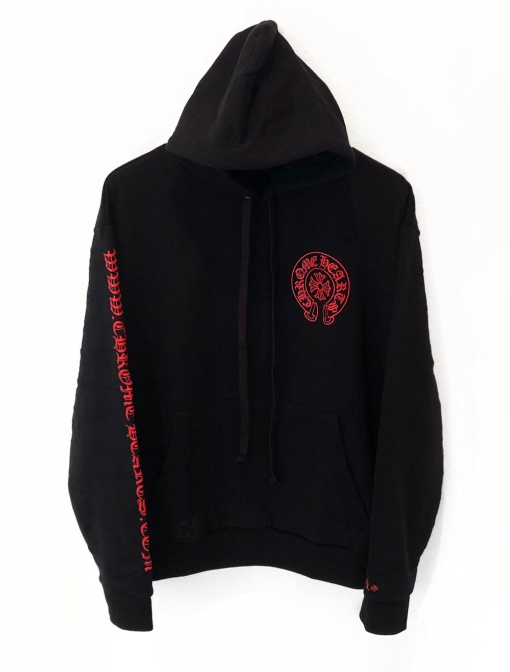 Felpa con cappuccio Chrome Hearts Nero/Rosso In esclusiva online