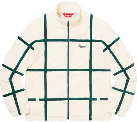 Supreme Grid Taping Velour Jacket SS20