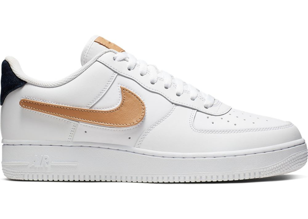 Nike Air Force 1 Swoosh Pack Blanc Vachetta Tan