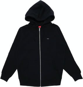 Supreme Small Box Logo Zip Up Hooded Sweatshirt Black SS21