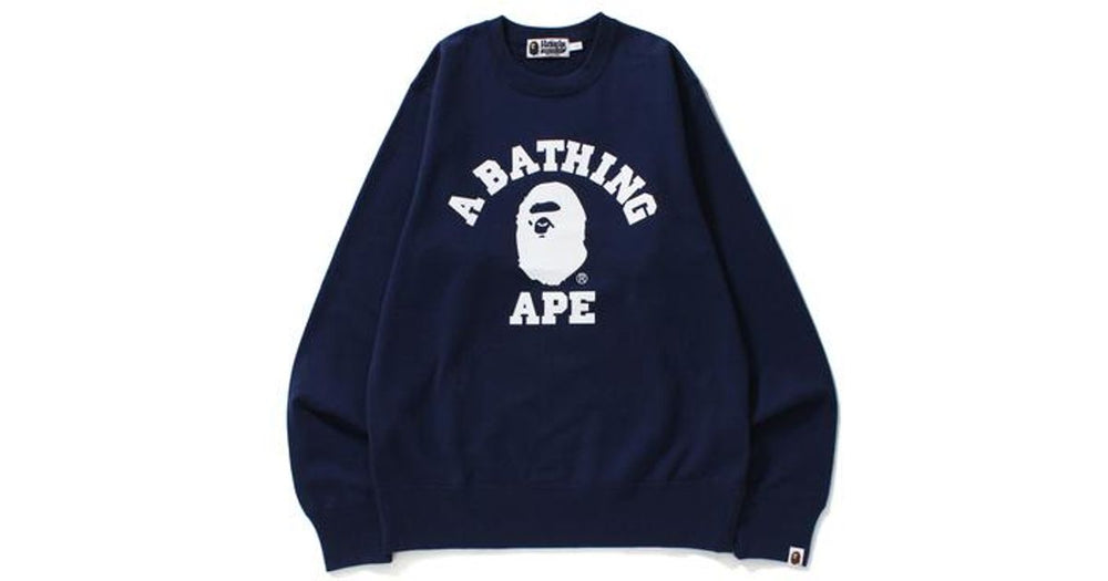 Bape (A Bathing Ape) - Girocollo blu navy