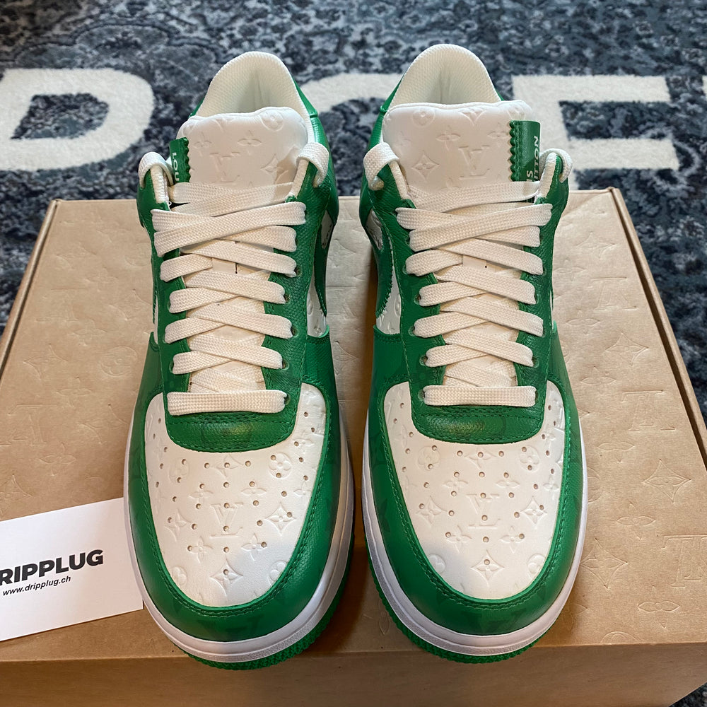 Louis Vuitton Nike Air Force 1 Low By Virgil Abloh White Green