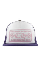 Load image into Gallery viewer, Chrome Hearts CH Hollywood Trucker Hat Purple/White/Pink
