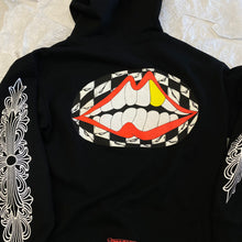 Lade das Bild in den Galerie-Viewer, Chrome Hearts Matty Boy Flower Chomper Hoodie Black
