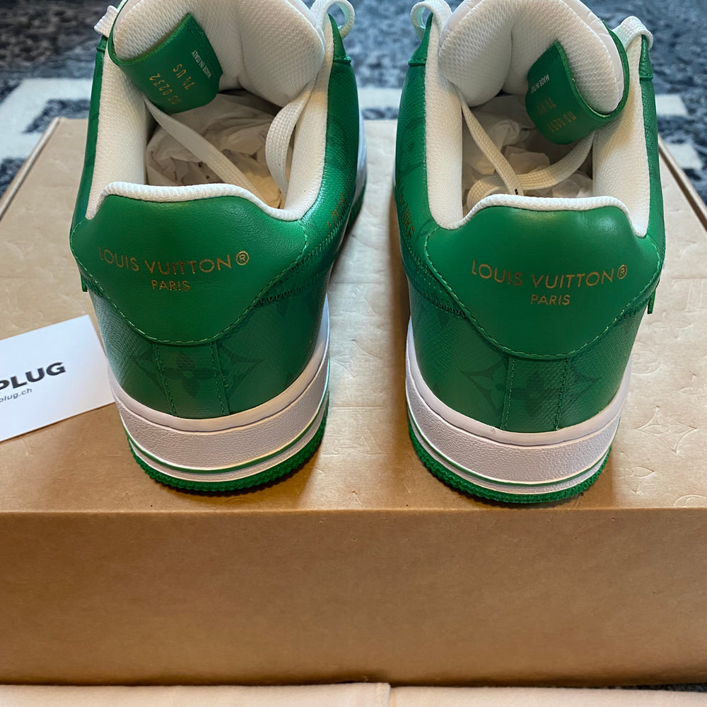 Louis Vuitton Nike Air Force 1 Low By Virgil Abloh White Green