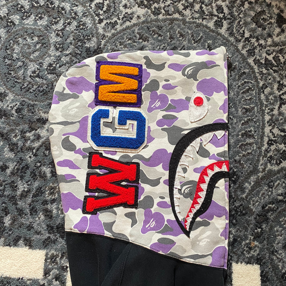 Felpa con cappuccio Bape x Big Sean Shark NYC 10° Anniversario