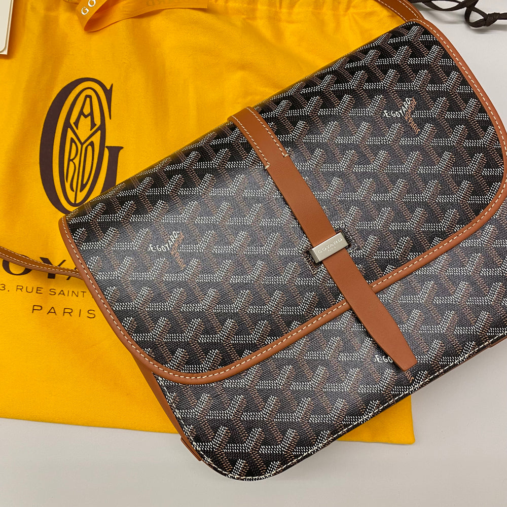 Goyard Belvedere MM Bag Brown