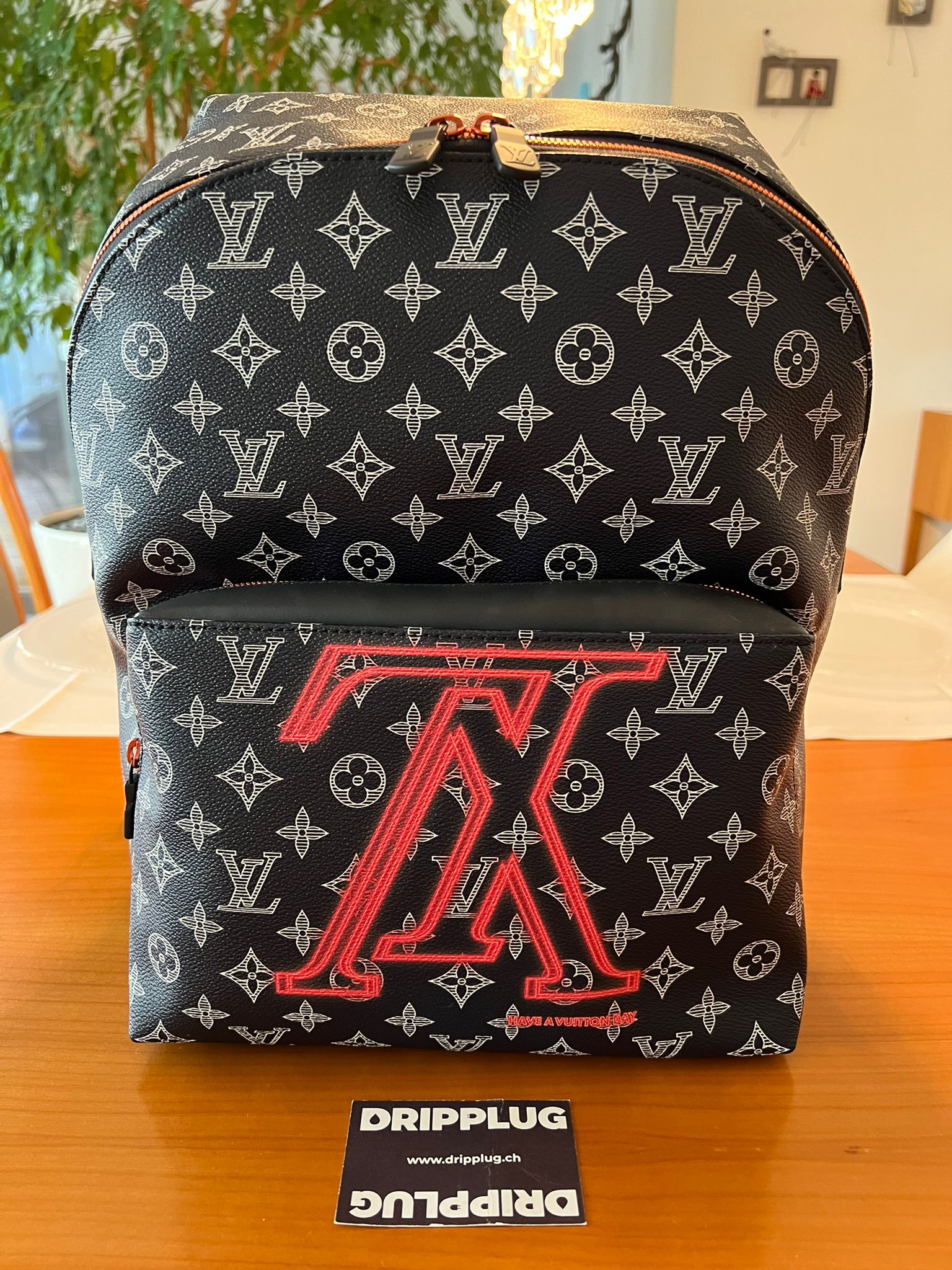 Louis Vuitton Discovery Backpack Monogram Upside Down Ink Navy in Coated  Canvas with Brass - US