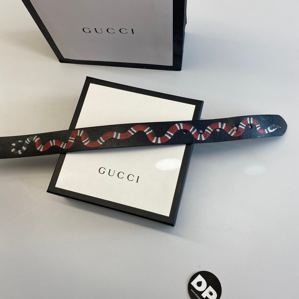 Cintura in serpente Gucci