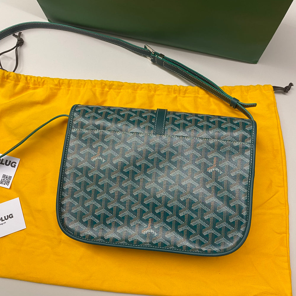 Goyard Belvedere MM Bag Green