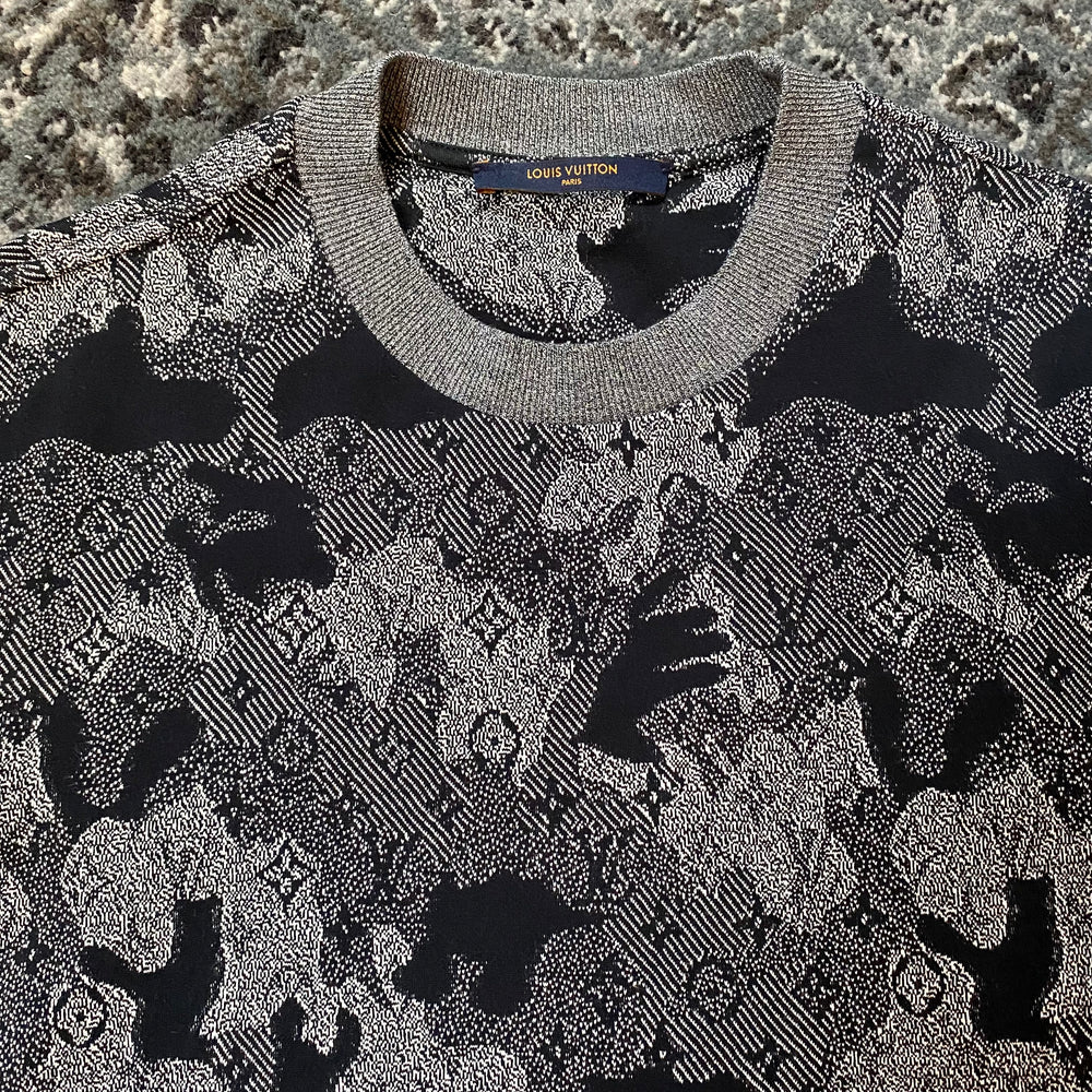 Louis Vuitton CAMO JACQUARD Monogram Tee