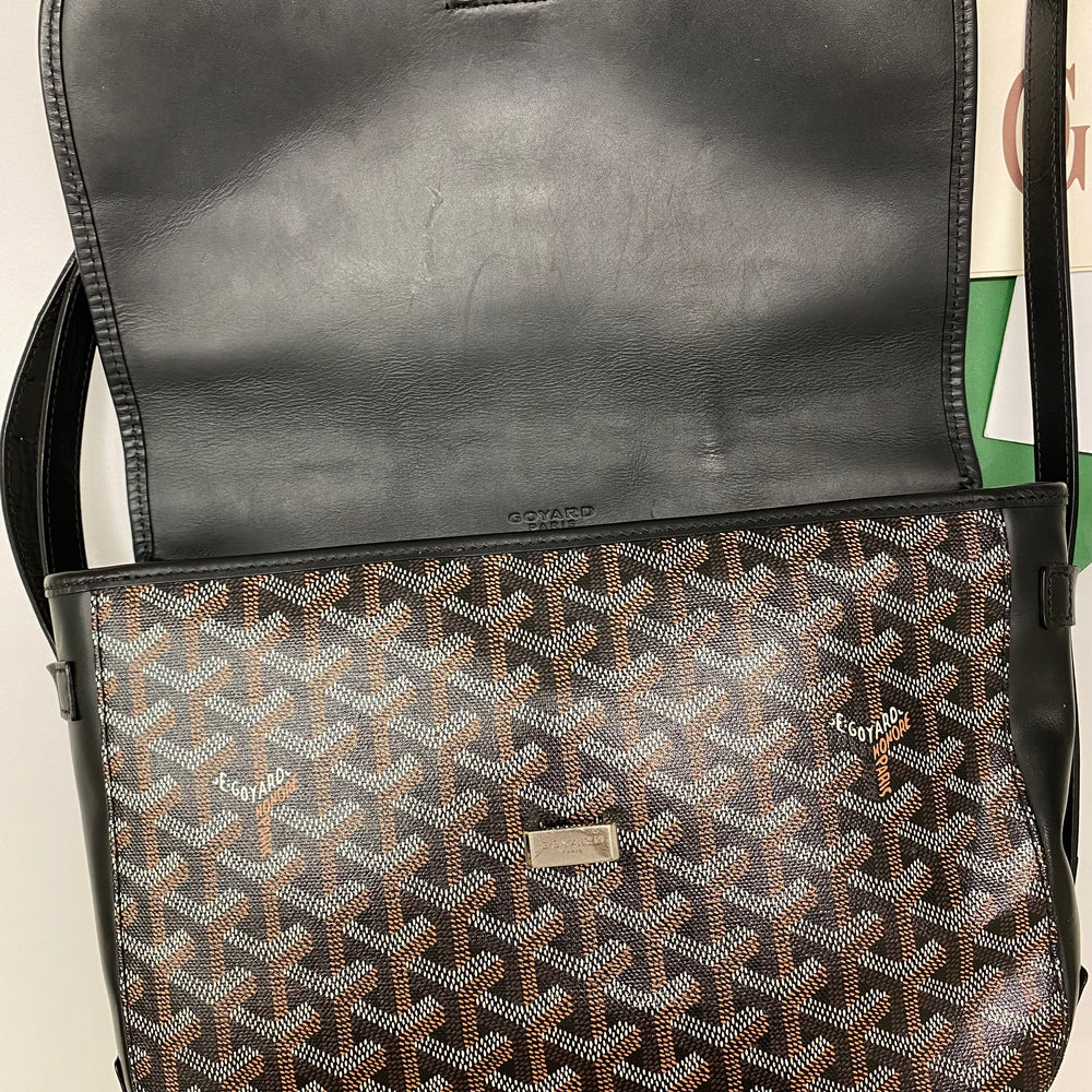 Goyard Belvedere Messenger Bag MM Black (USED)