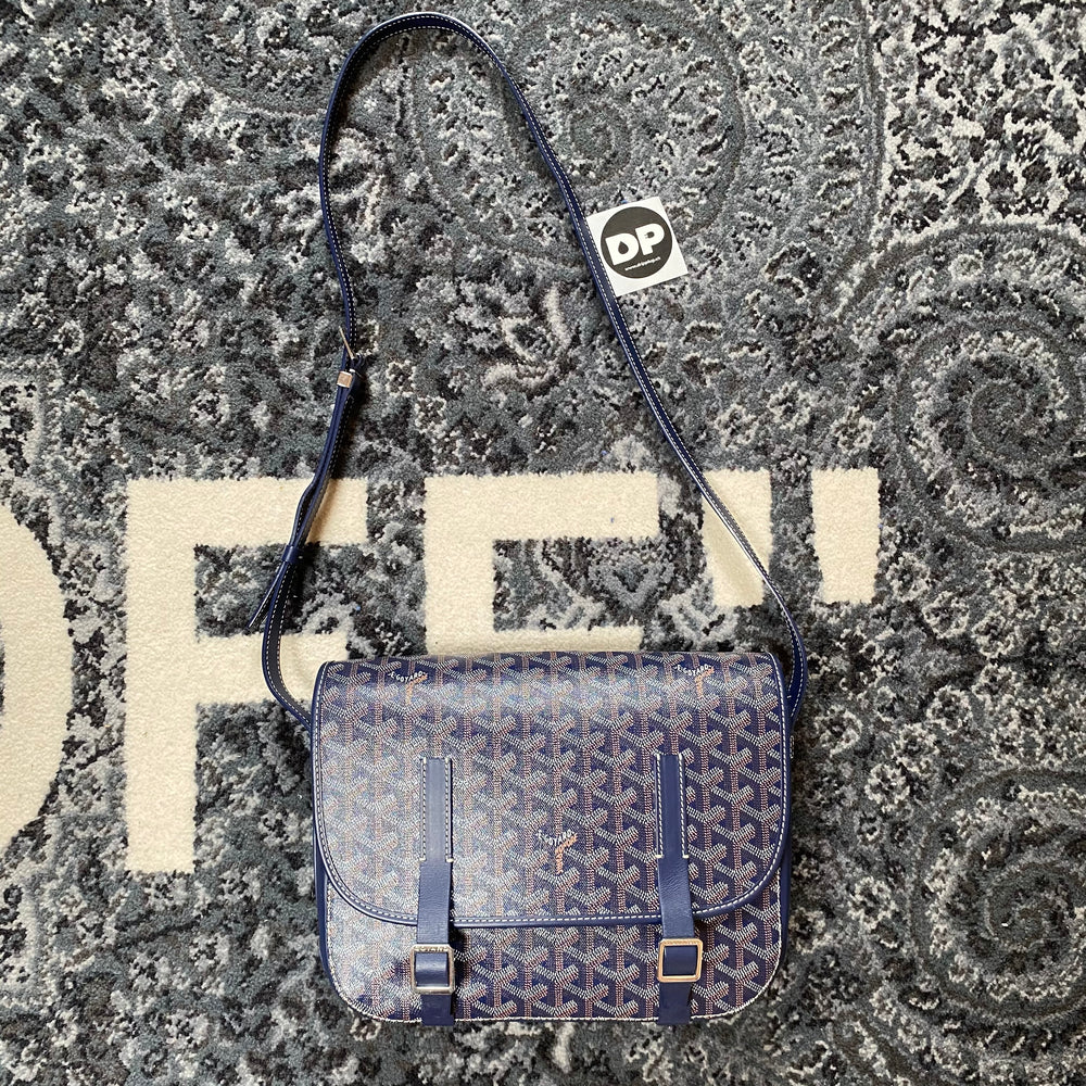 Goyard Belvedere Bag Navy Blue